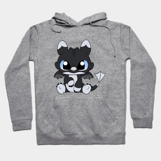 Light night baby night fury babies Httyd character how to train your dragon cartoon dragon Night Light Hoodie TeePublic